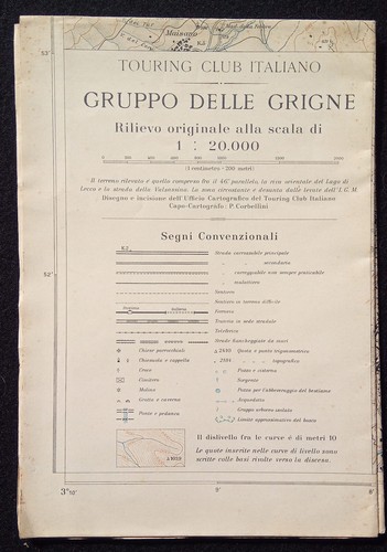 Cartina mappa gruppo delle - gruppo,