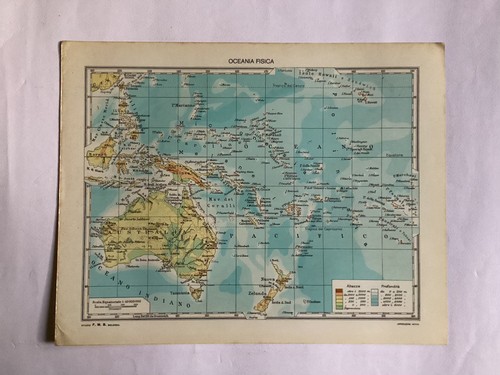 Cartina geografica vintage - cartina,