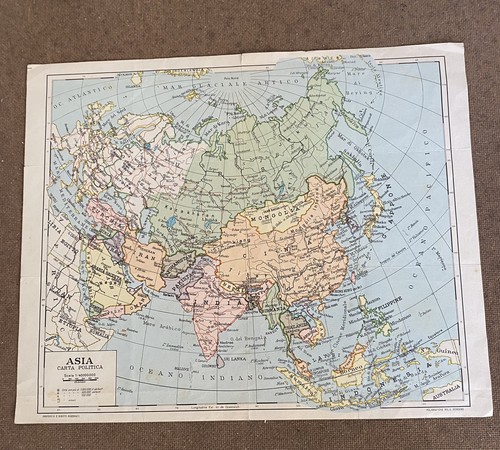 Cartine vintage anni asia - cartine,