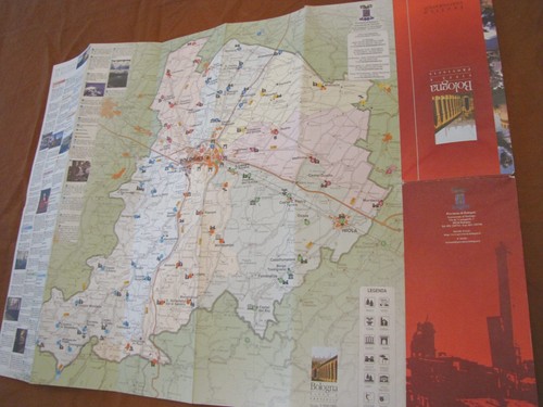 Cartina bologna città - bologna, e