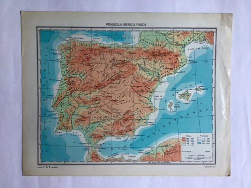 Cartina vintage penisola - vintage,