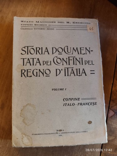 Storia documentata dei confini - dei,
