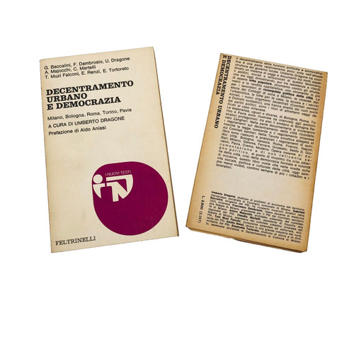 Decentramento urbano - , e
